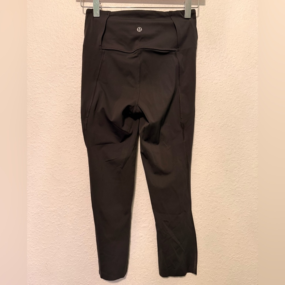 Lululemon cropped leggings dark grey